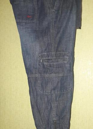 Крутые джинсовые бриджи капри3 фото