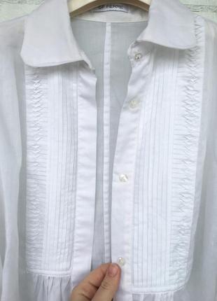 Белая нарядная рубашка4 фото