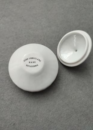 Миниатюрная антикварная фарфоровая шкатулочка adel fine porcelain kabe selezione