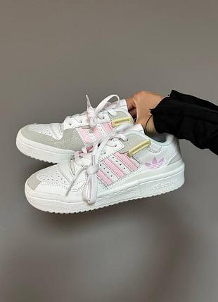 Adidas forum « white / light pink »