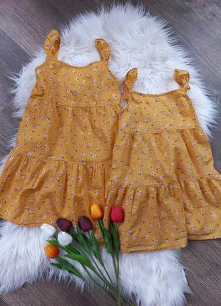 Яркие легкие сарафанчики на 3-4,4-5р