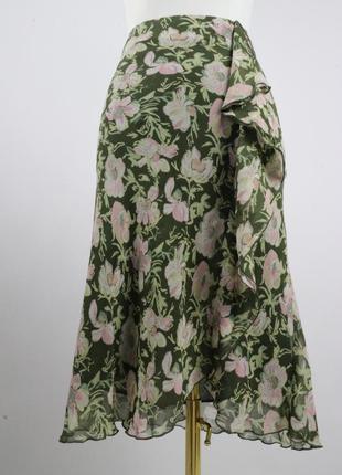 Laura ashley костюм юбка блузка шелк2 фото
