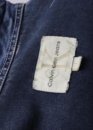 Calvin klein джинсова сорочка рубашка блузка вінтаж5 фото