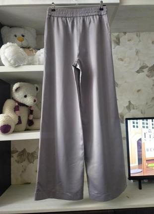 Штаны широкие брюки палаццо l xl zara нова колекція 2023 року2 фото