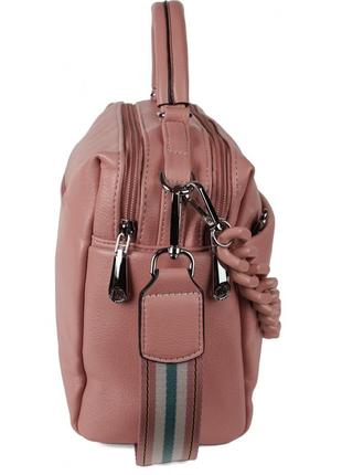 Сумка жіноча красива, модна сумочка жіноча на плече із широким ременем і ручкою, сумочка 1887715 фото