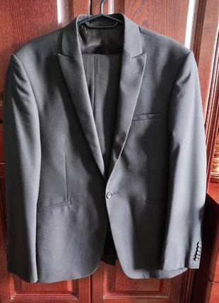 Классический мужской костюм, деловой костюм, пиджак, жакет, мужественный классической костюм