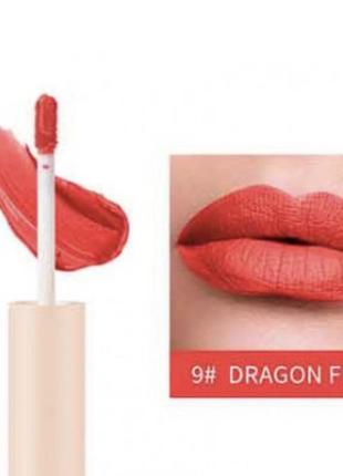 Матовий блиск для губ imagic hereiam velvet matte lipgloss lp-2001, 9 dragon fruit, 4 мл