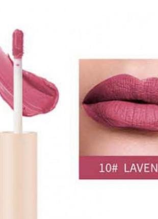 Матовий блиск для губ imagic hereiam velvet matte lipgloss lp-2001, 10 lavender, 4 мл