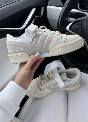 Супер стильные кроссовки адедас adidas forum new beige6 фото