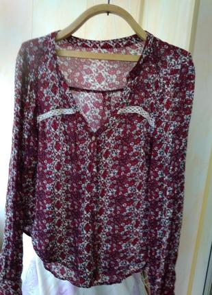 #розвантажуюсь легка літня сорочка в стилі бохо від hollister