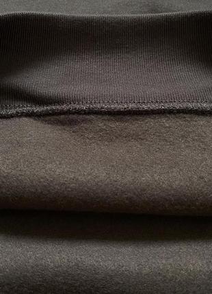 Мужская толстовка худи gap logo fleece hoodie темно-коричневая4 фото