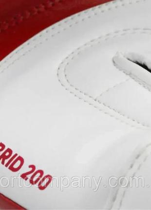 Боксерські рукавички шкіряні adidas hybrid 200 професійні тренувальні рукавички 10,12 oz  oz спаринг бокс5 фото