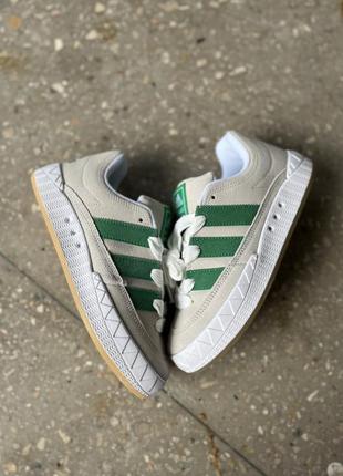 Adidas adimatic green/white2 фото