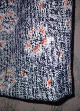 Серая юбка с цветами promod2 фото
