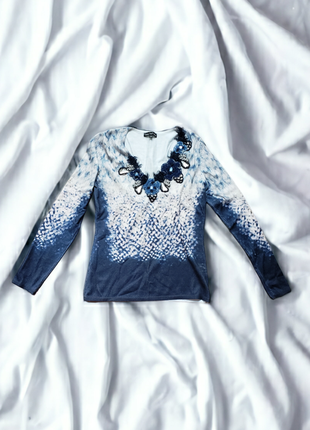 Французская кофта свитер блуза philippe carat couture