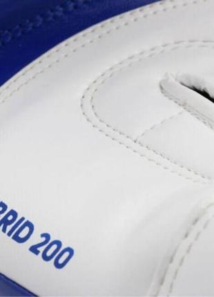 Боксерські рукавички шкіряні adidas hybrid 200 професійні тренувальні рукавички 10 oz спаринг бокс6 фото