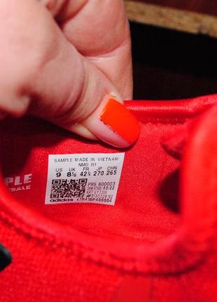 Adidas красные кроссовки оригинал mmd 42 размер5 фото
