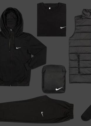 Комплект nike 7 в 1 = жилетка спортивний костюм футболка набір