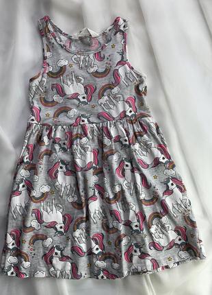 Платье платье hm h&m 122/128 6-8