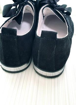 Стильные замшевые оксфорды со звездами туфли туфлы5 фото