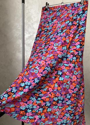 Меди юбка в цветочный принт studio retailталинг2 фото