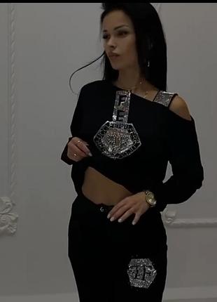 Костюм зі стразами , камінцями