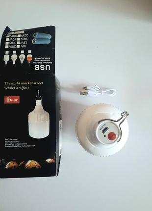 Лампа акумуляторна світлодіодна для кемпінга1 фото