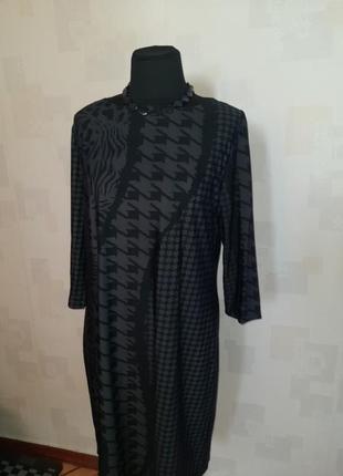 Нарядное серо-черное платье bonprix3 фото