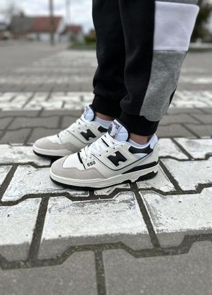 Кроссовки new balance 550 white black