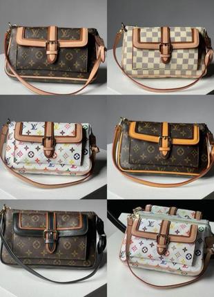 Сумка в стиле louis vuitton diane brown/camel2 фото