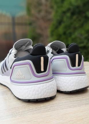 Женские спортивные серые кроссовки в сетку adidas ultraboost 🆕 адидас4 фото