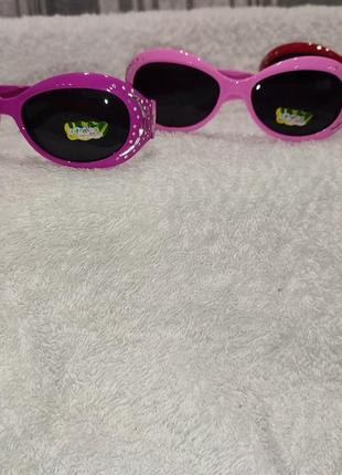 Детские солнцезащитные очки для девочки3 фото