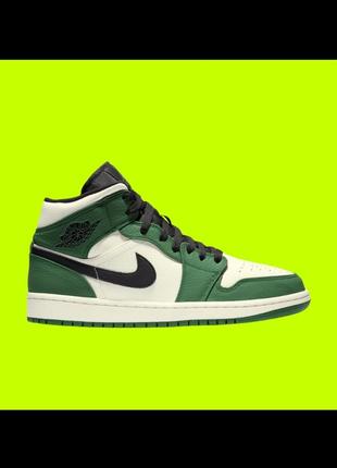 Кроссовки air jordan 1 mid pine green

jordan