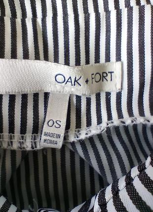 Красива котонова сорочка блуза оверсайз;  oak+fort;xs/s4 фото