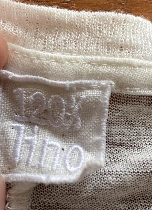 Футболка дизайнерська нова лляна блуза 120% lino s італія4 фото
