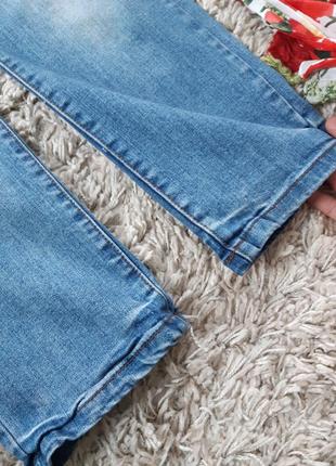 Комфортные эластичные укороченные джинсы скинни ,women's fashion, p. 38-406 фото