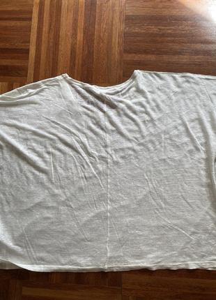Футболка дизайнерська нова лляна блуза 120% lino s італія8 фото
