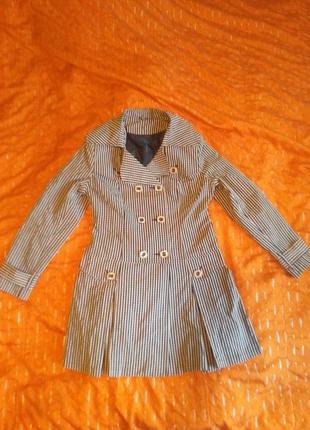 #розвантажуюсь стильный плащ тренч в полосочку