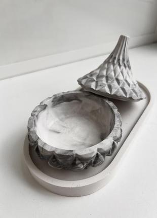 Гіпсові вироби підставки підсвічник декор для прикрас