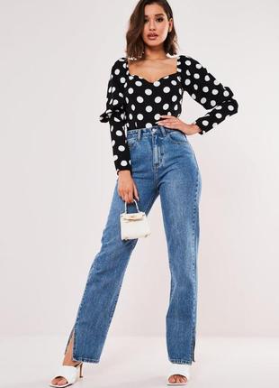 Крутий трендовий боді з об'ємними рукавами