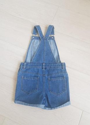 Комбинезон джинсовый шорты 2