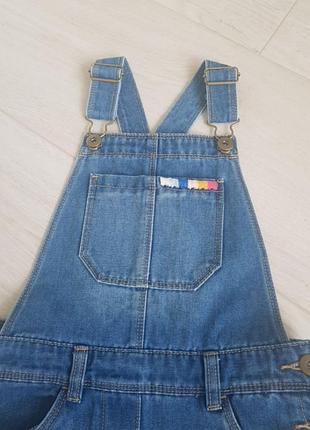 Комбинезон джинсовый шорты 6