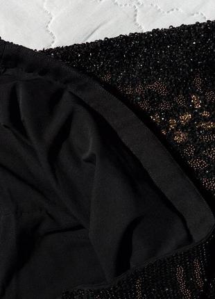 Чорне вечірнє міні-плаття allsaint5 фото