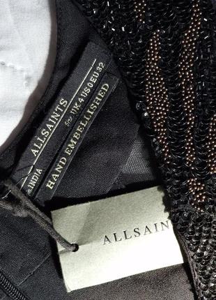 Чорне вечірнє міні-плаття allsaint7 фото