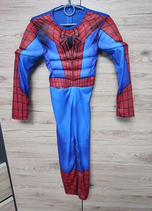 Детский костюм спайдермен, человек паук на 5-6, 7-8, 9-10 лет2 фото