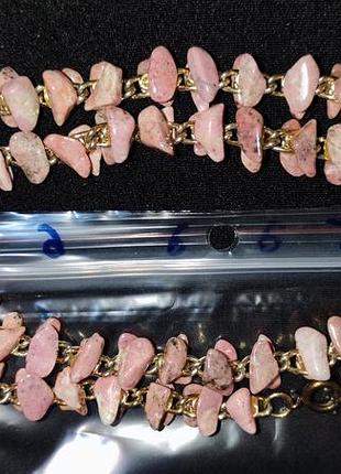 Намисто натуральний камінь метал