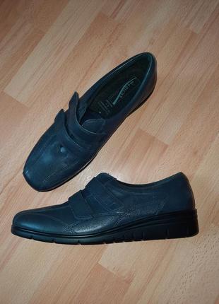 Кожаные туфлы, мокасины1 фото