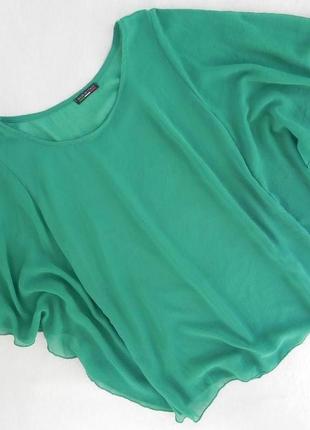 Блузка летняя воздушная цвет мяты4 фото