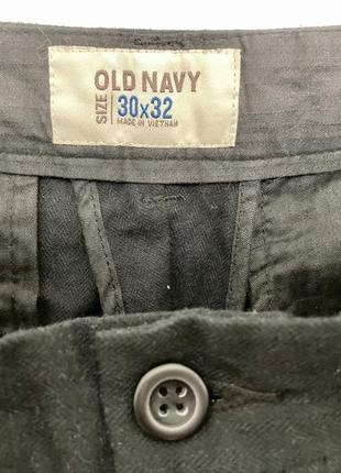 Чоловічі брюки old navy, 30х32, чорні4 фото