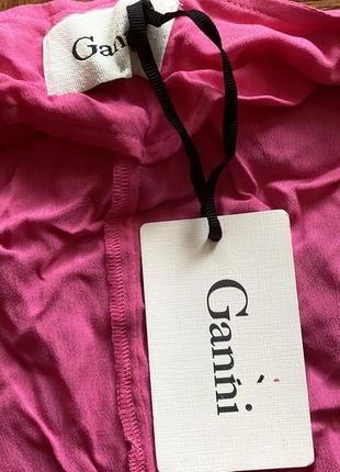 Комбинезон ganni jumpsuit in crepe pink m италия3 фото